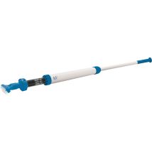 Kokido Limpiafondos Manual para Piscinas Elevadas – Aspiradora de Bomba Sin Cables – Filtro Transparente – Incluye Red y Cepillo