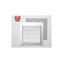 Grille Avec Toile Moustiquaire Aluminium 0.6 Couleur Naturelle 150x150mm (g)