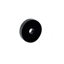 Soleta Goma Negra Con Orificio Taille: 17 Mm