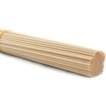 Minkurow 100 Stück Faser-diffusor-ersatzstäbchen Für Parfümaroma (25 Cm X 3 Mm, Holzfarbe)