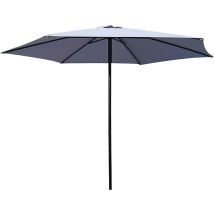 Garden Friend Schiebeschirm 3 x 2,42 m – Stahlgestell grau – Polyesterbezug 160 g/m² – Sonnenschutz für Garten
