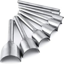 Set Mit 8 Leder-ausstechformen Für Bastelarbeiten, Riemen, Geldbörsen, Gartenarbeit Und Diy-projekte, 5 X 40 Mm