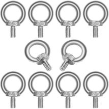 Ymyny Accessoire De Levage,lot De 10 Boulons À Œil M8 En Acier Inoxydable 304 - Anneau De Levage