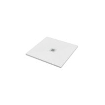 Plato De Ducha Cuadrado 80x80 Cm Color Blanco Efecto Piedra Ercos Stone Bpmaroston8080 Blanco Mate