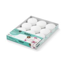 Velas Flotantes Bolsius Maxi Box 77/29 (8h) 12 Piezas Blancas