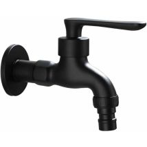 Miya - Better-outdoor Garden Faucet Vintage Cold Water Tap With Unique Control Interface (1/2 Inch Outlets - 1/2 Inch Inlets), Suitable For Garden, 