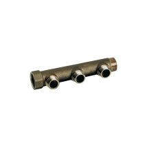 Pronorm - Somatherm 2745-03-20 Messingverteiler Mit Flachem Sitz Mf 20/27 3 Abgänge 15/21 M