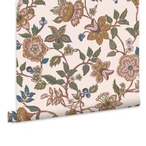 Joules Vliestapete Scot Floral Mehrfarbig 10mx52cm