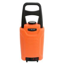 Monster Shop – 30L Water Trolley – Portable Garden Sprayer with 7M Hose – Lightweight Plastic – High-Pressure Spray Gun