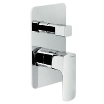 Mezclador Monomando De Ducha Empotrado 180x110 Mm En Latón Con Desviado Nobili Acquaviva - Standard