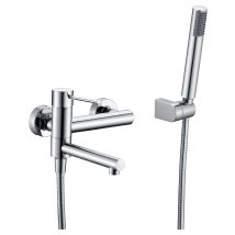 Grifo Lavabo Monomando Ural Níquel Cepillado - Imex