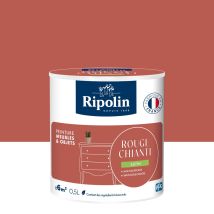 Pintura Para Muebles Y Objetos, Ripolin, Rojo Chianti 0,5 L Ripolin
