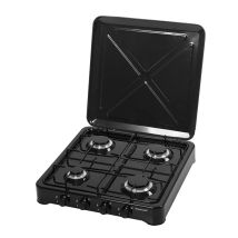 Ravanson - K-04tb Piano Cottura Nero Da Banco A Gas 4 Zone(e)