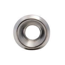 Vissal - Verchromte Unterlegscheibe Viswood 4,5x13mm Dicke:2,3mm (charge Von 15 Unterlegscheiben)