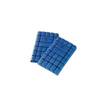 Kübler – Ginocchiera sagomata in espanso 180x240x20mm – Blu medio – Certificato EN 14404