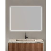 Bathstage - 65522 B-923 H/v Espejo Led Retroiluminado Reversible 100x70 Cm Canto Pulido - Ref: Bs-65522