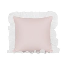 Housse Coussin Coton Rose 40x40cm