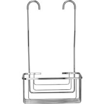 Croydex - Rust Free Shower Mixer Basket Caddy Hook Over Bathroom Chrome Plated