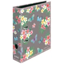 Carpeta Herlitz A4/80 Mm Con Diseño De Mariposas Femeninas. Número De Archivo Máximo: 50044061