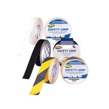 Cinta Antideslizante Hpx Safety Grip Amarilla/negra 25mm X 18m Para Máxima Seguridad
