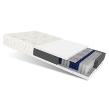 Fdm - Matratze 160x200 Cm Taschenfederkern Aria 7 Zonen H3 20 Cm Polyurethanschaum Aloe Vera