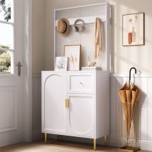 Ensemble Armoire, Armoires Compactes, Armoire D'Entrée, Meuble D'Aménagement, Armoire Murale, Étagère, Panneaux D'Armoire Pour Entrée Et Couloir, 