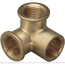 Raccordo A Gomito Tre Vie Femmina Fp Pattaroni F93 3/4”x 3/4”x 3/4”