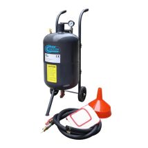 Kms - Switzer 10 Gallon Sandblaster With Nozzle Pressure Gauge 2.5m Hose Filling Funnel