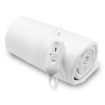 Purus – Luxury King Electric Blanket – 165 x 137 cm – 85W – 3 Heat Settings – White – 2 Year Warranty