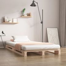 Letto A Pallet 100x200 Cm In Legno Massello Di Pino - Vidaxl