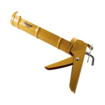 Pistola de silicona tubular Hoteche – Acero prensado – Color naranja – 330 x 160 x 55 mm