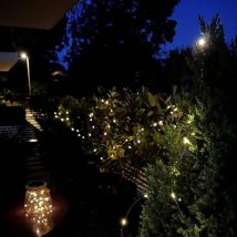 Decoración Luminosa Exterior Watt-home Stella Solar 200 Led 20 M
