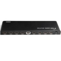 Splitter 1x8 Hdmi Soporta Full Hd, 3d, Vídeo 4kx2k Hdcp Lenkeng Lkv318edid