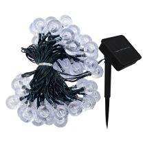 Guirlande Lumineuse Solaire – 50 Led Blanc Chaud 3000k – 7