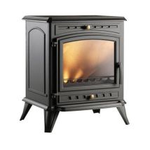 Stufa A Legna In Ghisa Antracite Da 8kw - 9166-44 - Invicta