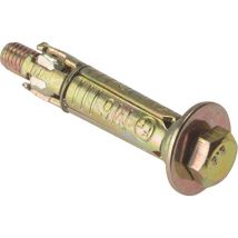 Forgefix Lb810 M Ancrage De Maconnerie Courroie Hexagonale Zingue Jaune Passive