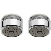 Rubinetto Per Il Risparmio Idrico, Maschio Femmina, 24 Mm, Per Lavabo, Riduce Il Consumo Dal 30 All'80% (maschio M24)