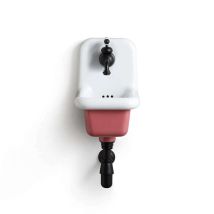 Lavabo De Escuela De Cerámica Esmaltada - 26 Cm True Colors - Rosa Oscuro (rosa 3014)