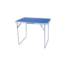 Blaue Camping-tisch 80 X 60 X H67 Cm