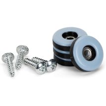 Piedini Per Mobili Piedini Per Mobili In Teflon Con Viti 20 Pezzi Rotondi Ø 30 Mm, Spessore: 6 Mm Protezione Per Pavimento Piedini In Teflon..debuns