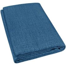 Telo Arredo Tessuto Copritutto Gran Foulard Copridivano Proteggi Letto Poltrona Divano Blu - 230x265 Cm