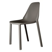 Sedia Più Scab Design In Tecnopolimento Antracitecm 53 X 54 X 82h
