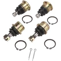 4-teiliger Kugelgelenksatz Für Atv/utv: 2 Obere Kugelgelenke + 2 Untere Kugelgelenke. Gummi Und Stahl. Kompatibel Mit Utvs Von 400–800 Cm³.