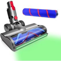 Led Bürste Kompatibel Mit Dyson V7 V8 V10 V11 V15 Staubsauger,austauschbarer Bürstenkopf Mit Direktantriebszubehör,für Parkett,hartböden Und Teppiche.
