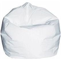 King Home Fußhocker 65x62h Cm Mit Abnehmbarem Bezug Weiß