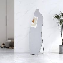 Emke - Mirror Full Length Freestanding Dressing Mirror Tempered Glass Floor Mirror 1450 X 500 Mm