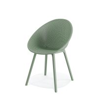 Qosy Chaise Outdoor Vert - Lot De 2 - Veba