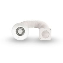 Xpelair - Simply Silent Dx100bt Complete Round Shower Fan