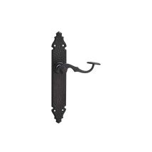 Griff Mit Platte Aus Geschmiedetem Aluminium 45x275mm Schwarz (inkl. Schrauben)