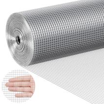 Mophorn - Vevor Panno Per Ferramenta 1220 Mm X 30,48 M Calibro 23 Rotolo Di Rete Metallica Zincata A Caldo, Recinzione Filo Metallico Per Polli,rete 